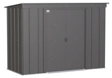 Classic Galvanized Steel Storage Shed, Charcoal, 8-ft x 4-ft Z0J0 - product image 2