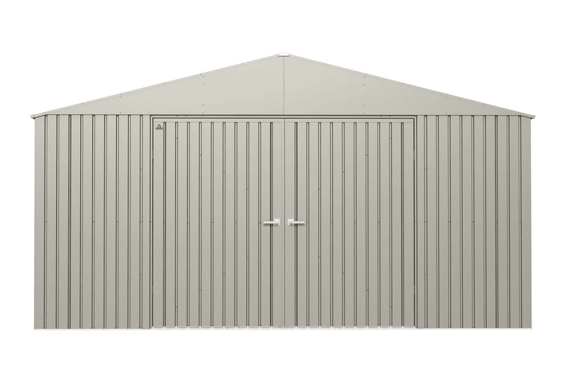 Elite 14x12-ft Cool Grey Weather-Resistant Steel Shed B4B5