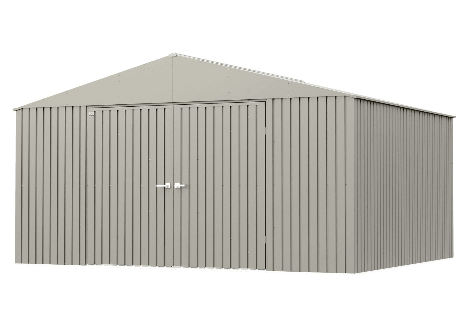 Elite 14x12-ft Cool Grey Weather-Resistant Steel Shed B4B5 - product image 2