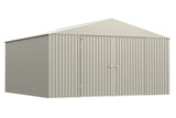 Elite 14x14-ft Cool Grey Corrosion-Resistant Steel Storage Shed O3X4 - product image 2