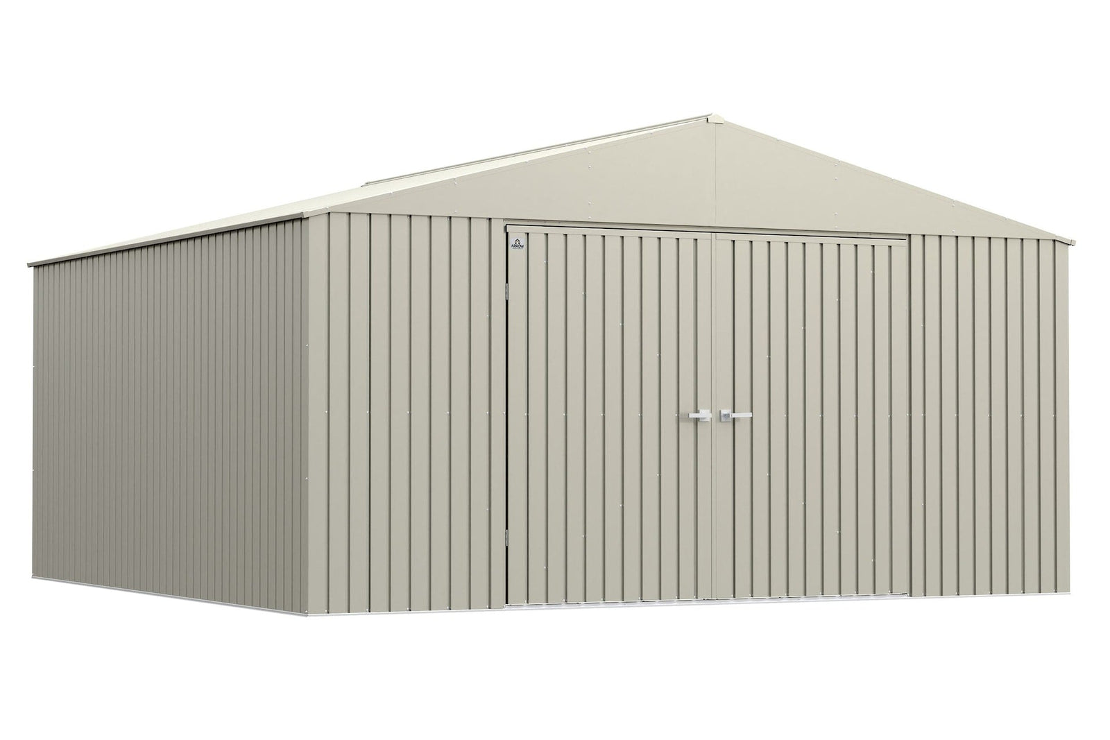 Elite 14x14-ft Cool Grey Corrosion-Resistant Steel Storage Shed O3X4 - product image 2