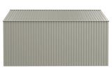Elite 14x14-ft Cool Grey Corrosion-Resistant Steel Storage Shed O3X4 - product image 3