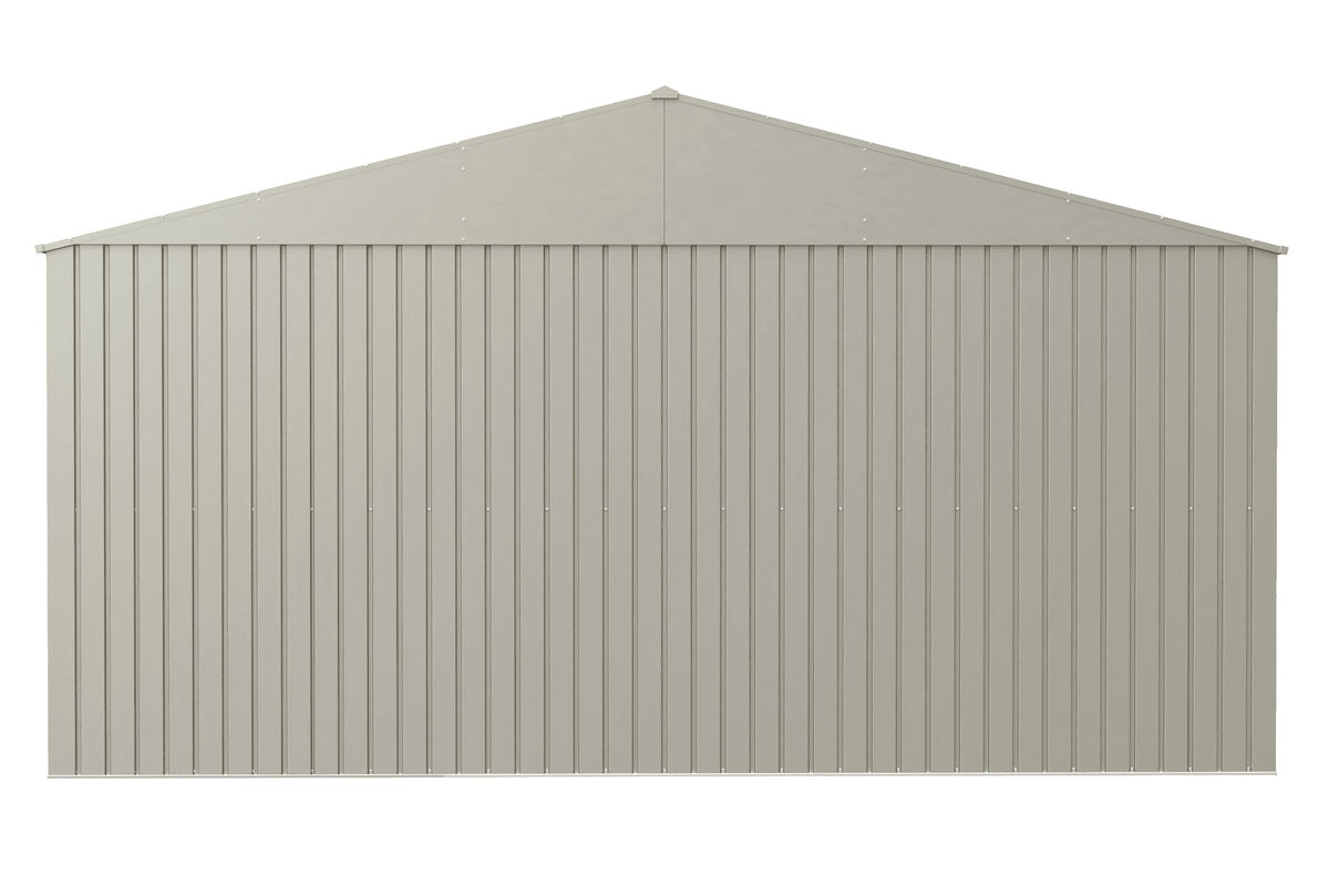 Elite 14x14-ft Cool Grey Corrosion-Resistant Steel Storage Shed O3X4 - product image 4