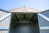 Elite 14x14-ft Cool Grey Corrosion-Resistant Steel Storage Shed O3X4 - product image 8