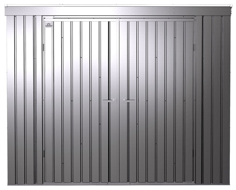 Elite 8x4-ft Galvalume Corrosion-Resistant Steel Shed Z0X9