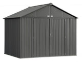 EZEE Galvanized Steel Storage Shed, Charcoal, 10-ft x 8-ft V6Y9 - product image 1