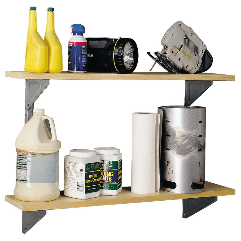 Galvanized Steel Shelf Kit with Hanger and Brackets V6K6