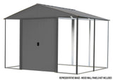 Ironwood Steel Hybrid Shed Kit, Anthracite, 8-ft x 8-ft L4J2 - product image 1