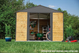 Ironwood Steel Hybrid Shed Kit, Anthracite, 8-ft x 8-ft L4J2 - product image 3