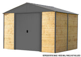 Ironwood Steel Hybrid Shed Kit, Anthracite, 8-ft x 8-ft L4J2 - product image 7