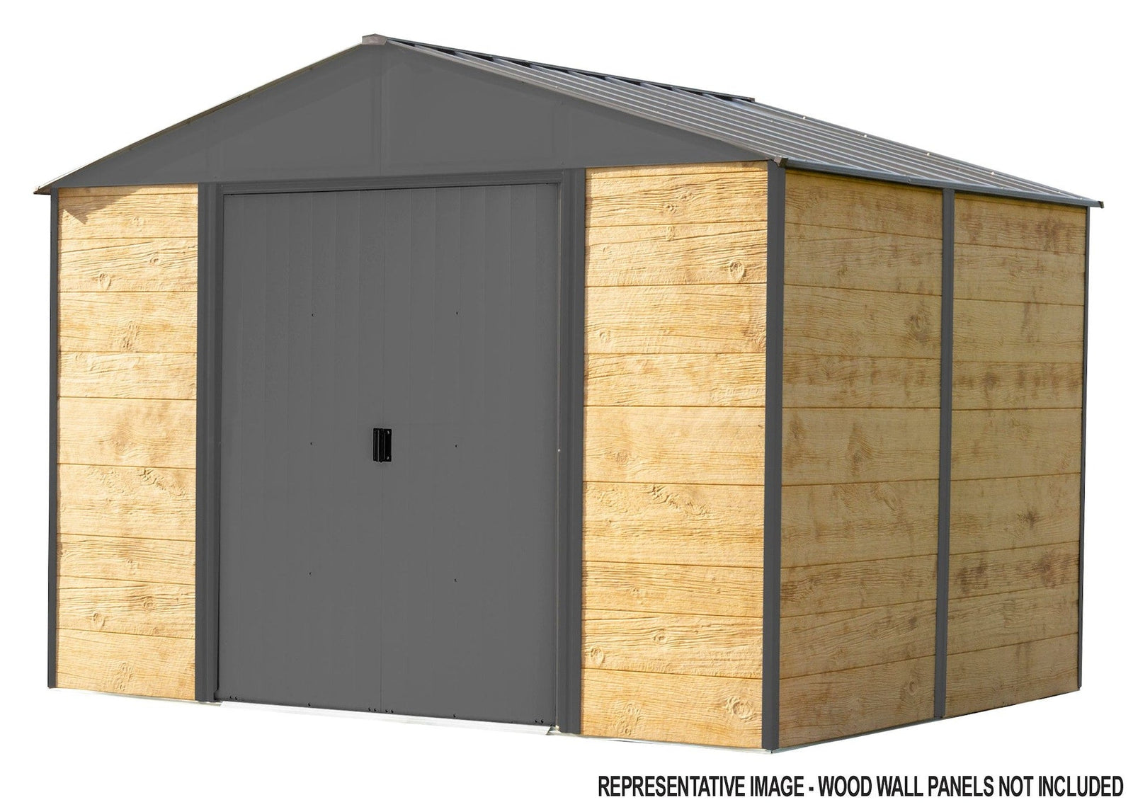 Ironwood Steel Hybrid Shed Kit, Anthracite, 8-ft x 8-ft L4J2 - product image 7