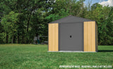 Ironwood Steel Hybrid Shed Kit, Anthracite, 8-ft x 8-ft L4J2 - product image 8