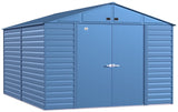 Select Galvanized Steel Storage Shed, Blue Grey, 10-ft x 14-ft O2U6 - product image 3