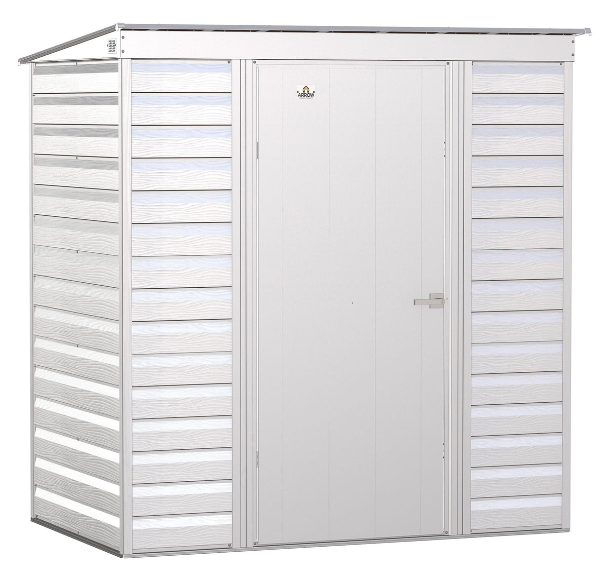 Select Galvanized Steel Storage Shed, Flute Grey, 6-ft x 4-ft I2O1 - product image 3