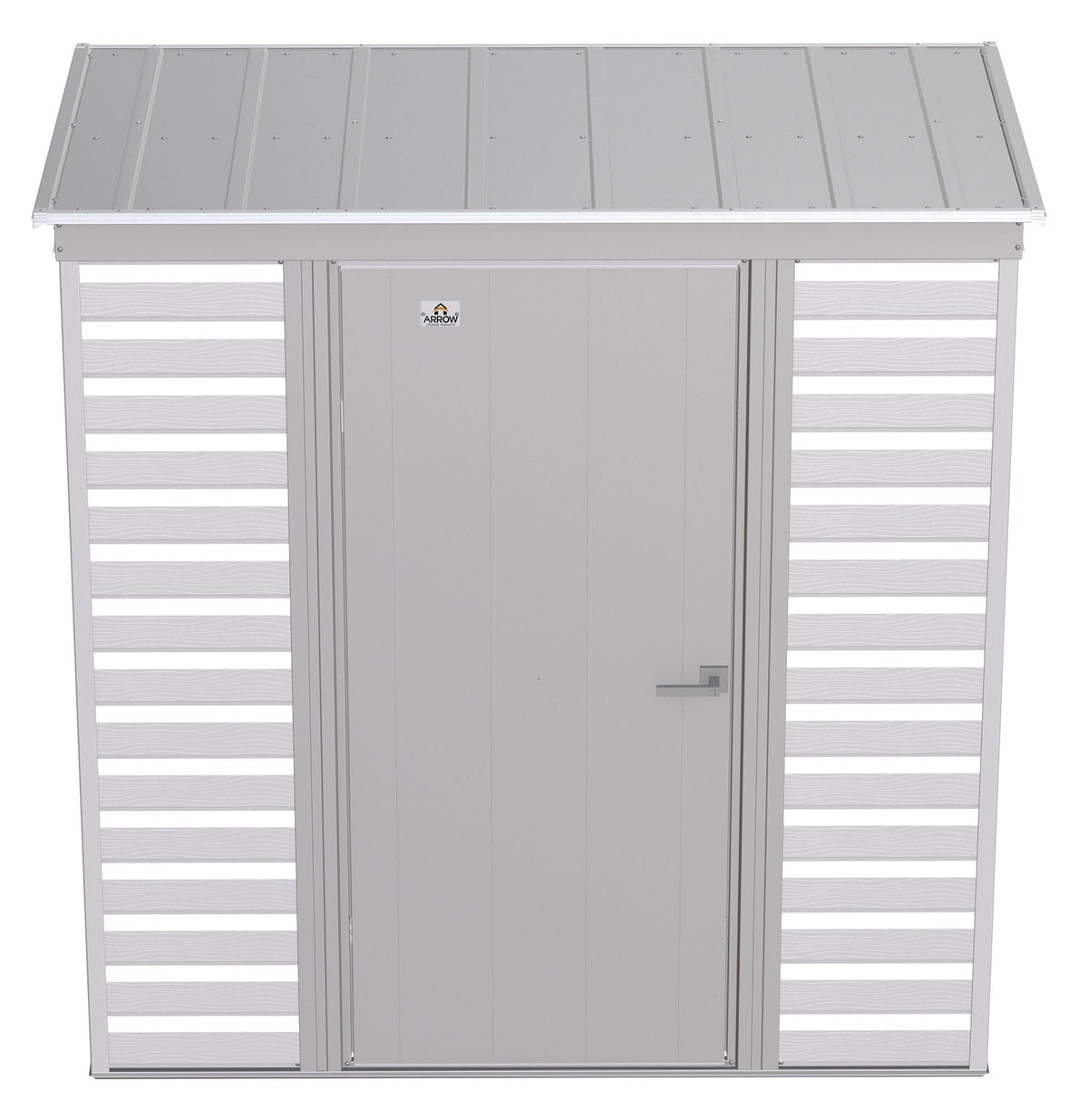 Select Galvanized Steel Storage Shed, Flute Grey, 6-ft x 4-ft I2O1 - product image 5