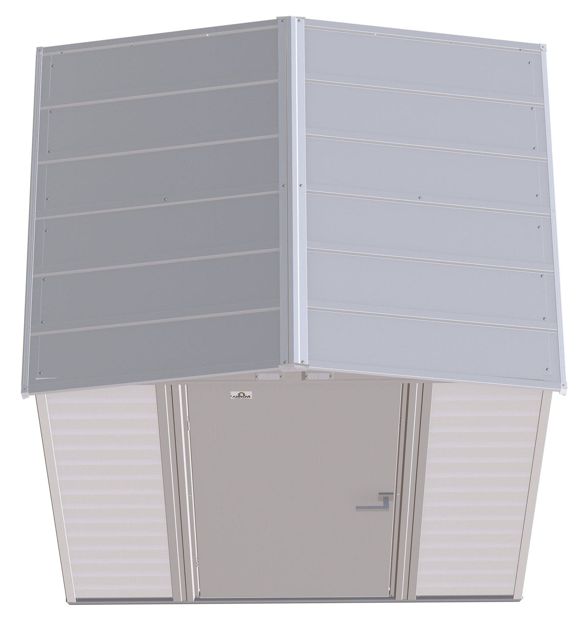 Select Galvanized Steel Storage Shed, Flute Grey, 6-ft x 5-ft Y0U0 - product image 6
