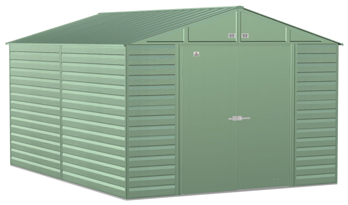 Select Galvanized Steel Storage Shed, Sage Green, 10-ft x 14-ft T3N0 - product image 3