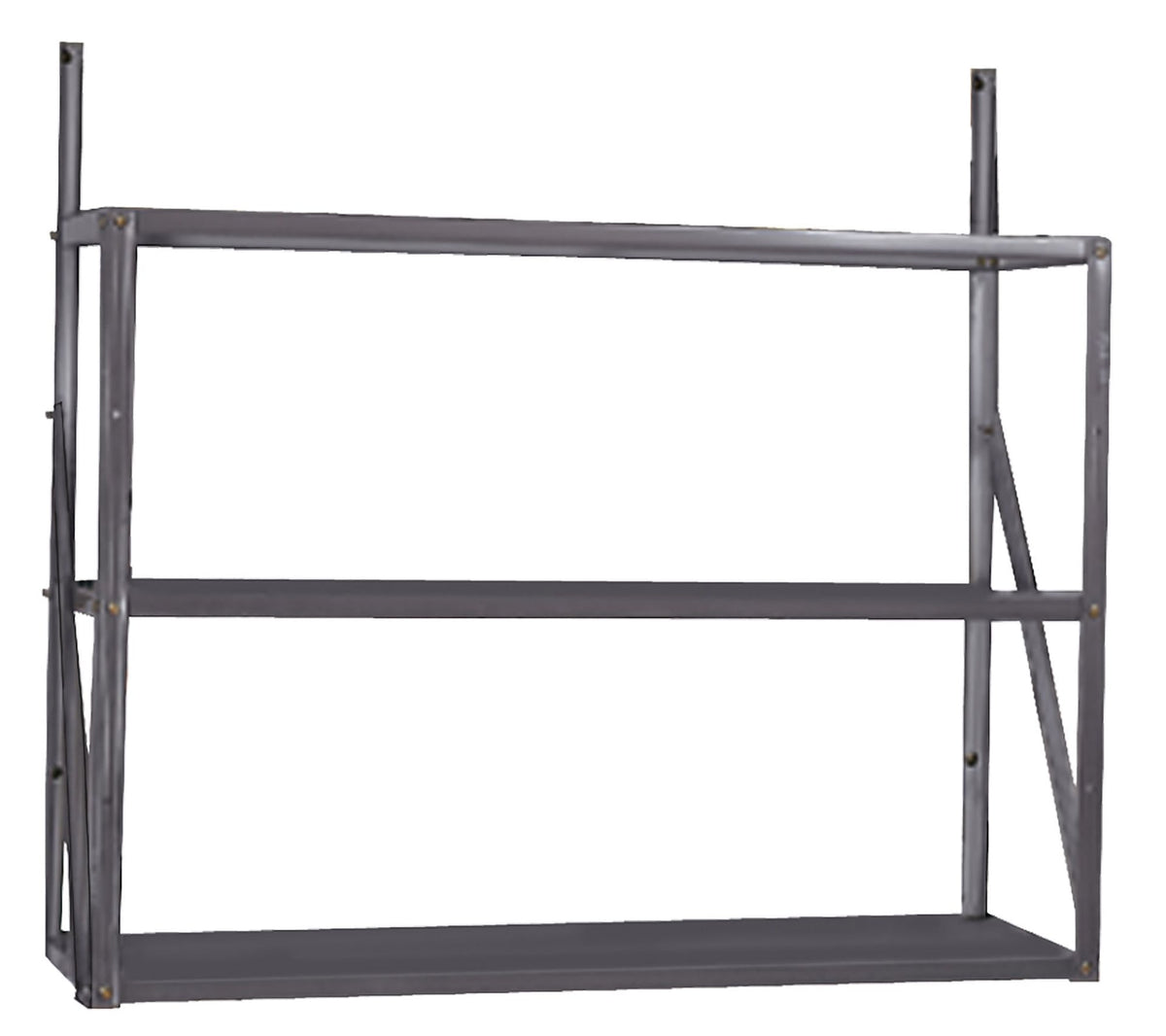 Telescoping 3-Tier Galvanized Steel Shelf Kit D9Z1 - product image 1