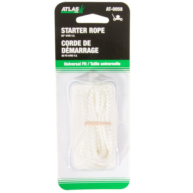 Lawn Mower Replacement Starter Cord/Rope, Nylon, 88-in x 1/8-in X0U0