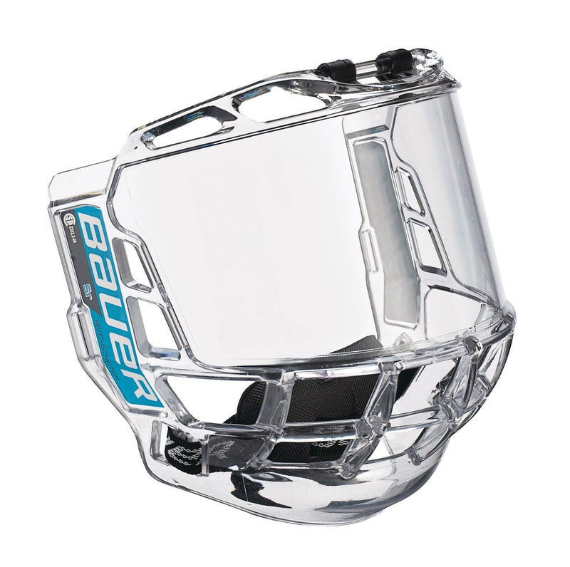 Concept 3 Clear Hockey Full Face Mask/Shield/Fishbowl with High-Impact Polycarbonate Shield V2Z7