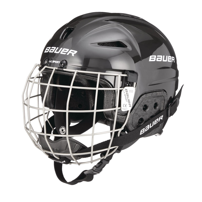 Lil' Sport Child Hockey Helmet & Cage Combo, Youth, Black D2M6