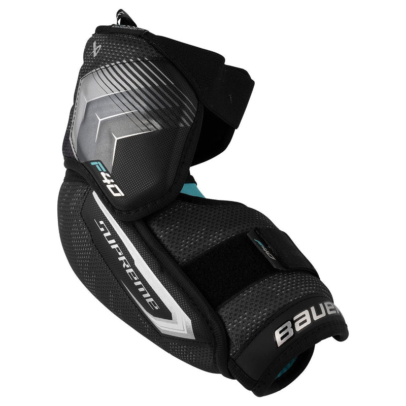 Supreme F40 Hockey Elbow Pads, Senior, Black, Assorted Sizes S3F7