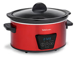 Crocker Digital Programmable Slow Cooker with Tempered Glass Lid, 5-qt Y7F6 - product image 2