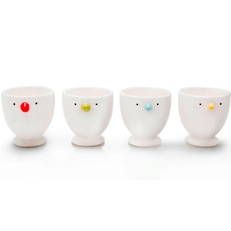 Chick Porcelain Egg Cups, 4-pk I9U8