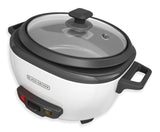 Non-Stick Rice Cooker & Steamer White, 6 Cups C6E6 - product image 2