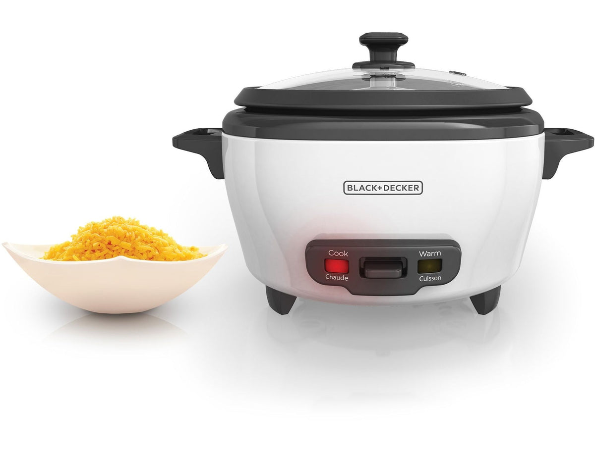 Non-Stick Rice Cooker & Steamer White, 6 Cups C6E6 - product image 4