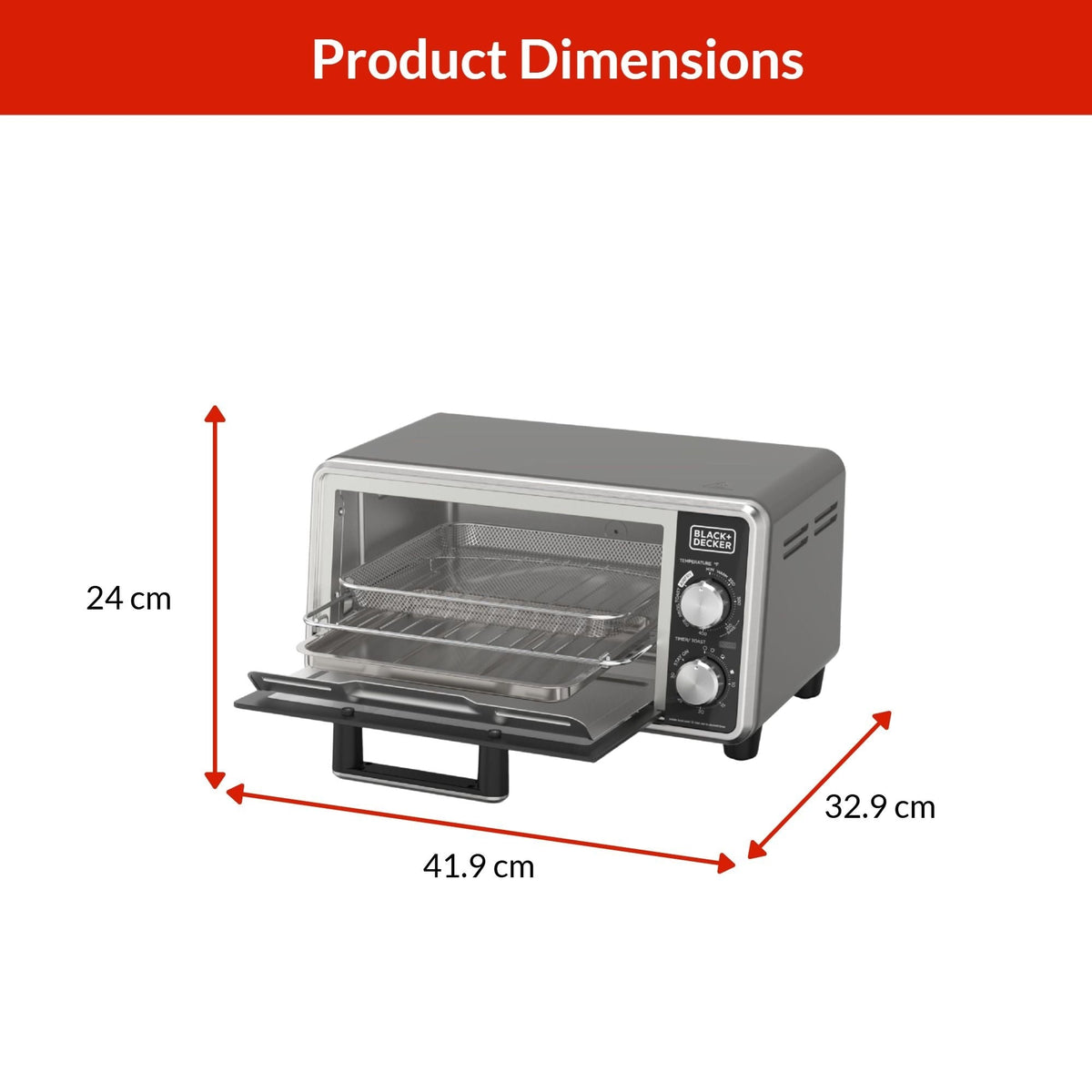 Black N Decker Multi-Purpose Crisp N Bake, 4-Slice L0A3 - product image 2