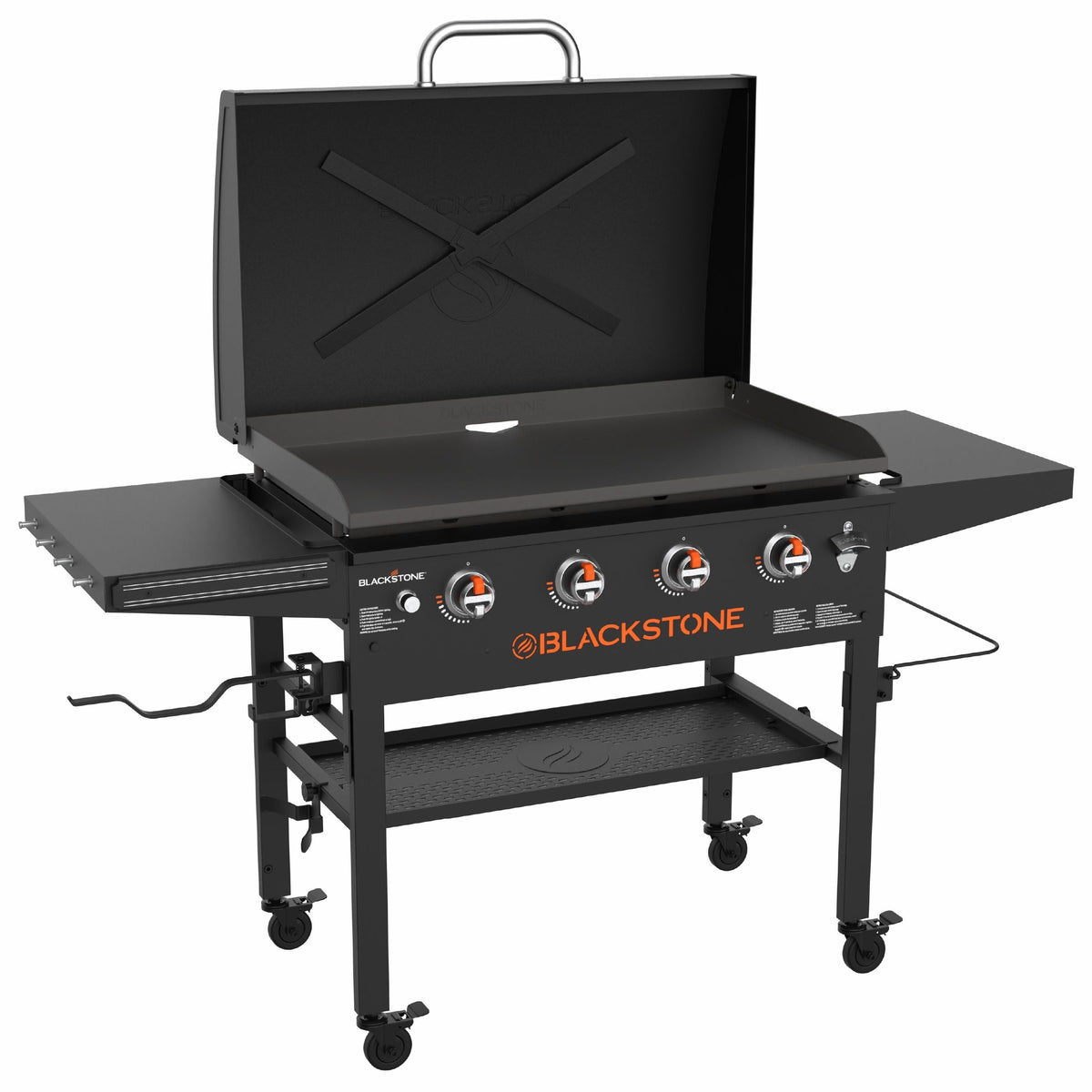 4-Burner LP Gas Portable Griddle with Lid, 36-in Y6J6 - product image 1