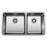 Formera 33-in 60/40 Double Bowl Undermount Stainless Steel Kitchen Sink J3Y7 - product image 1