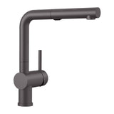 Linus Low Arc Pull-Out Dual-Spray Kitchen Faucet, Cinder R2Y4 - product image 1