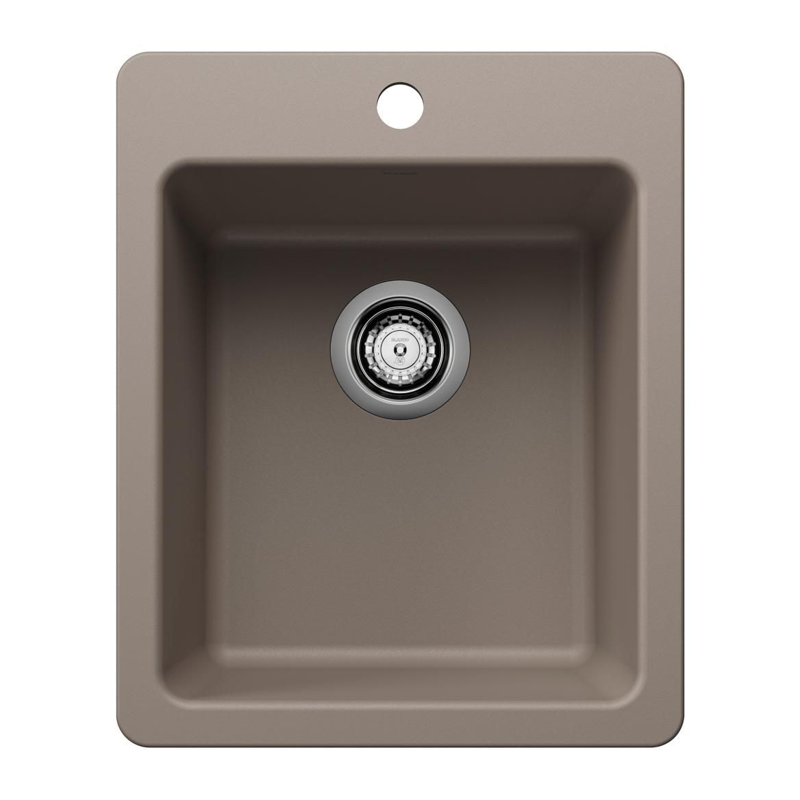 Liven SILGRANIT 17-in Dual Mount Bar Sink, Truffle H9X3 - product image 1