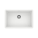 Precis SILGRANIT 27-in Single Bowl Undermount Kitchen Sink, White A5C4 - product image 1