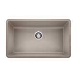 Precis SILGRANIT 32-in Super Single Undermount Kitchen Sink, Truffle I1V8 - product image 1