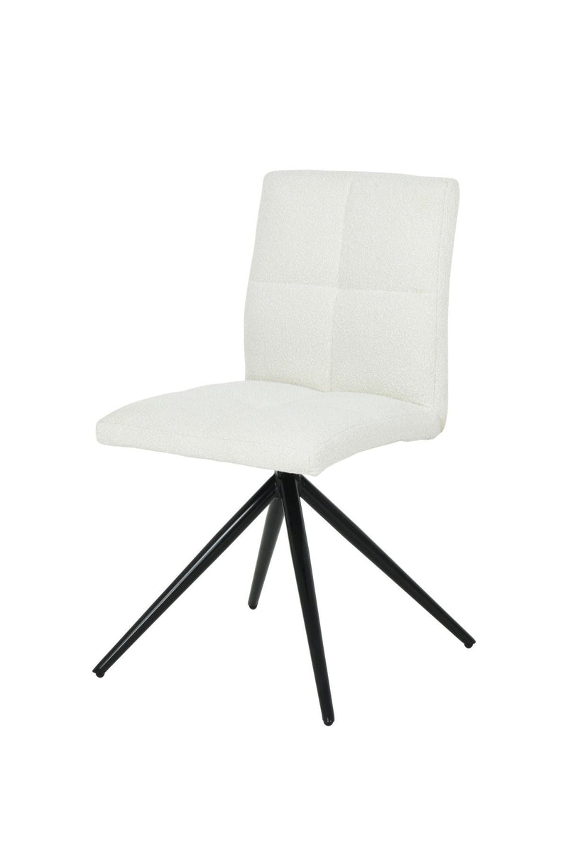 Ethan White Fabric Upholstered Armless Dining Chair, 2-pc B9Z1