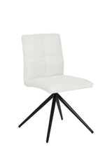 Ethan White Fabric Upholstered Armless Dining Chair, 2-pc B9Z1 - product image 3