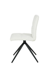 Ethan White Fabric Upholstered Armless Dining Chair, 2-pc B9Z1 - product image 5
