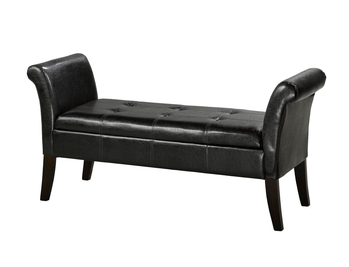 Fabric Tufted Accent Bench with Storage S3T3 - product image 1