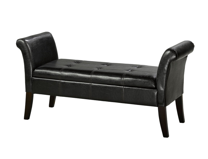 Fabric Tufted Accent Bench with Storage S3T3