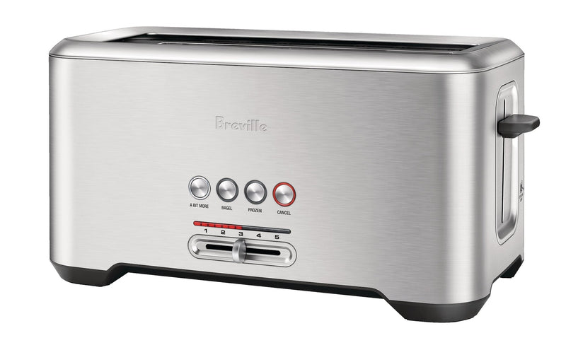 ‘A Bit More’ 4-Slice Toaster, Brushed Stainless Steel L4T4
