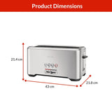 ‘A Bit More’ 4-Slice Toaster, Brushed Stainless Steel L4T4 - product image 5