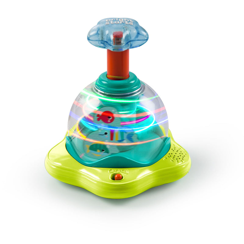 Starts Press and Glow Spinner Toy O6F4