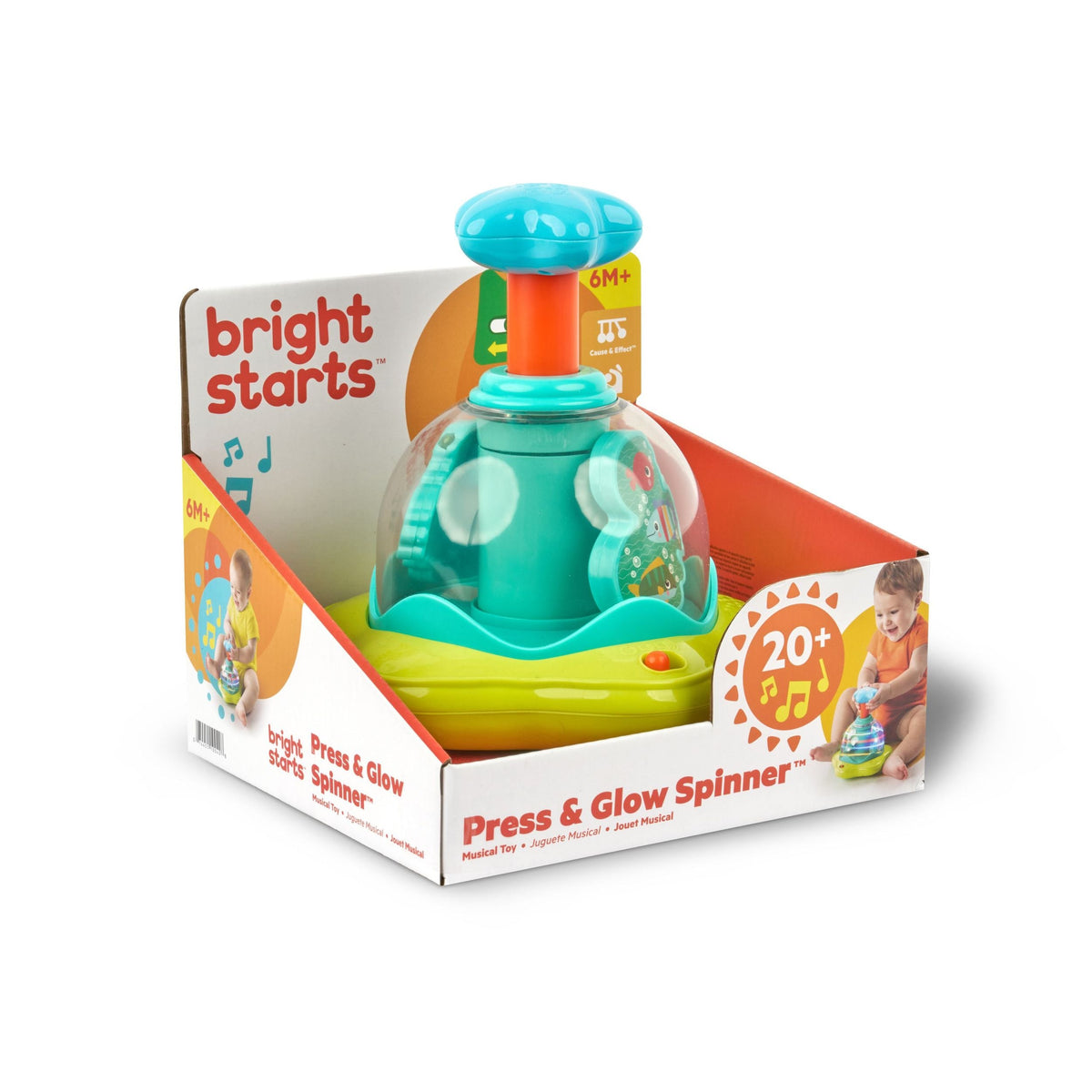 Starts Press and Glow Spinner Toy O6F4 - product image 2