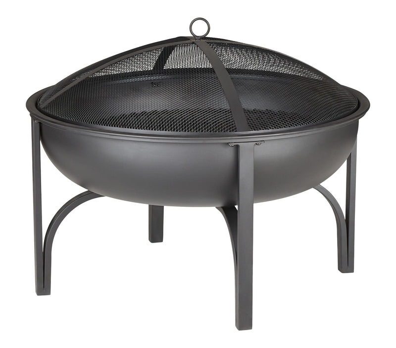 Blairmore Outdoor Wood Burning Fire Pit, 29-in, Black V9P9