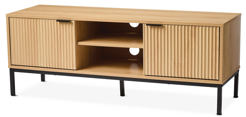 Byward Scallop TV Stand, Oak X9X5