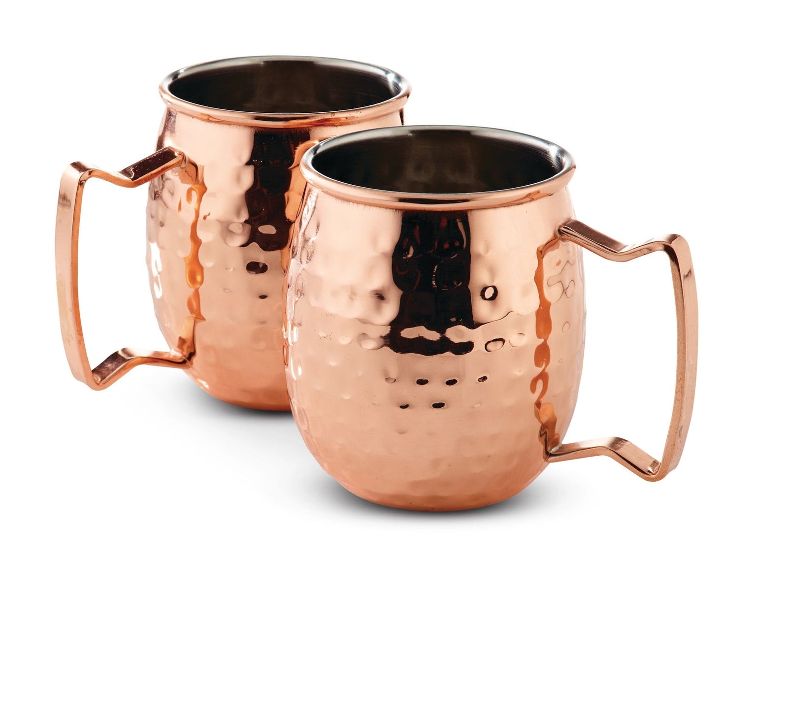 Copper-Plated Stainless Steel Mug Set, 15-oz, 2-pc Q5Q6 - product image 1