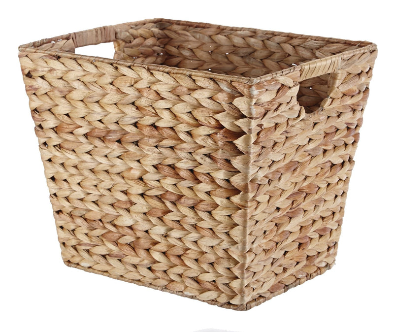 Emery Rectangular Hand Woven Storage Basket, 14.57 x 12 x 12-in O0T3